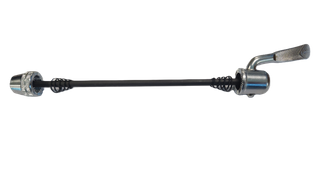 163mm - Rear Q/R Steel Silver Skewer - Not Safe For Disc Brakes