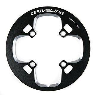 ChainGUARD  44T x 104 BCD, high quality, alloy 6061 CNC, w/bolts, black.