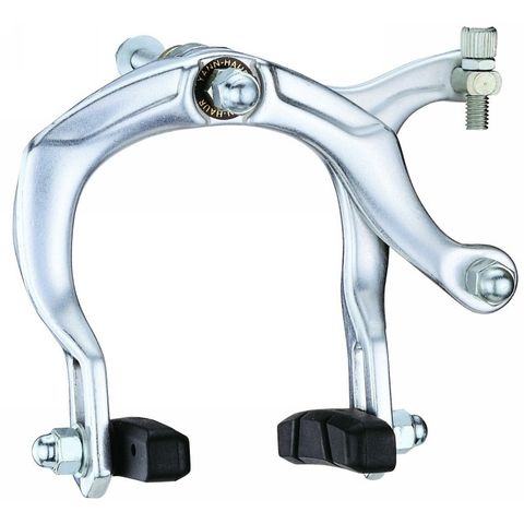 73-92mm Reach Single Pivot Caliper, BMX - Front Only, Nutted, Silver