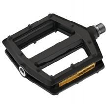 PEDALS  9/16" BMX, One Piece, Sealed Bearings, Nylon Body/Nylon Pins/Cr-mo Axle, BLACK