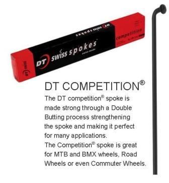 CUSTOM DT Spoke Option - Competition Black---- (For Wheel Build only) NOT a Part. (Subject to length availablity)