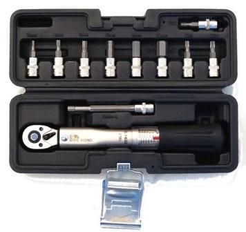 Cycle tool kit, torque wrench set, 2-24 NM, black case