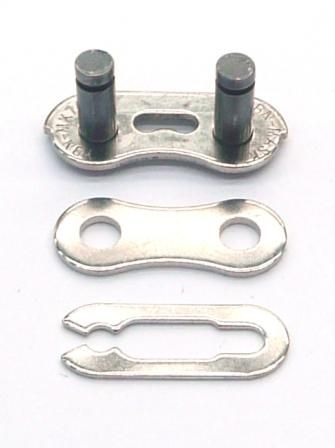 CONNECTING LINKS - 1/8", Spring Clip Type, For 1864A SILVER (Sold Individually)
