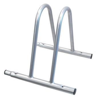 TOUR SERIES BIKE STAND - Pre-Welded - WIDE TYRE - Fits tyres up to 84mm Wide, holds 1 bike, fixed position, heavy duty, STEEL construction, male/female joining to add more Tour Series Stands