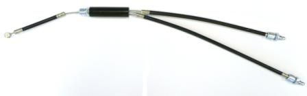 RUSH GYRO CABLE - 1 1/8", UPPER, BLACK (A:65mm B:170mm C:205mm)