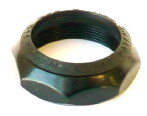 LOCK NUT HEADSET 25.4 BLACK (BAG of 2)