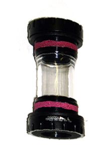 BOTTOM BRACKET SET - External Bearing BB Set, Standard Bearing, Shimano/FSA Compatible, For 68 & 73mm Shell, BLACK