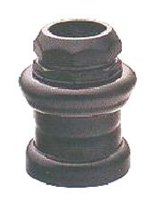 HEAD SET 1.1/8 BLACK Threaded, ball retainer type with water seals, 25.4 x 34 x 30mm