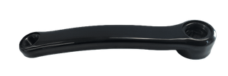170mm - Left Diamond Taper Crank Arm - 35mm Offset, Steel With Black Plastic Cover