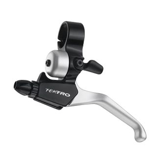 BRAKE LEVER - Tektro V-Brake Lever, Integrated Bell, 2 Finger Type (Left Hand Only) (CL-525RS)