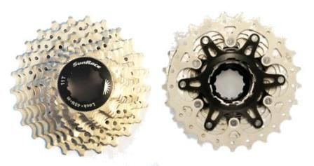 CASSETTE - 10 Speed, 11-25T, Satin, Quality Sunrace product