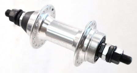 Hub, REAR,  Alloy, Screw On Nutted Silver 36H Suit BMX/Single Speed (OLD110mm)