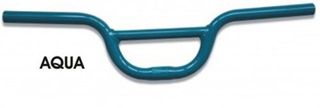 Handle Bar, "RETROSPECT", Urban/Fixie, 560mm, Aqua (Bar Bore 25.4) (Rise 100mm)