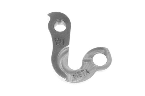 META CNC DERAILLEUR HANGER  - Model 60, Material 6061 T651 Aviation Aluminium, CNC Machined, Silver,  Felt road frames