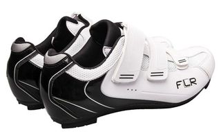 CLEARANCE        SPECIAL PRICING      SHOES, F-35-III, FLR, Pro Road, R250 outsole, Velcro Laces, Size 36, WHITE with BLACK highlights