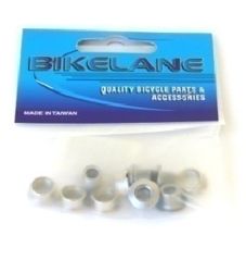 CHAIN RING BOLT  Single, Steel, SILVER C.P. (Set 5)