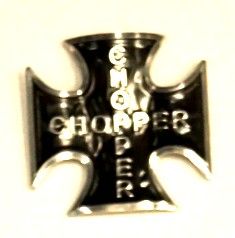 NAME PLATE CHOPPER BLACK