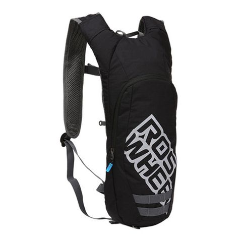 ROSWHEEL  Hydration Backpack, plus mulit pocket storage, Super lightweight,   insulated bladder storage, BLACK, Bladder Included)