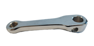100mm - Left Chrome Plated Cotter Pin Crank Arm, Steel