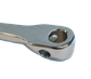100mm - Left Chrome Plated Cotter Pin Crank Arm, Steel