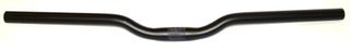 HANDLEBAR  25.4mm, 62cm Wide, 30mm Rise, 10 Deg Sweep, Butted Alloy, City Bike  BLACK