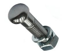 BOLT - Eccentric Head (Offset Head), With Nut, M8 x 35mm (Sold Individually)