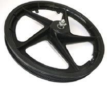 PLASTIC WHEEL  20" Front, BLACK