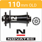 WHEEL - 29er Alex SD20 36H P/j Black Rim, FRONT 15mm T/A (110mm OLD) 6 Bolt Disc Sealed Novatec Boost Black Hub, SILVER Spokes