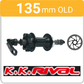WHEEL - 29er Alex SD20 36H P/j Black Rim, SCREW-ON MULTI Q/R (135mm OLD) 6 Bolt Disc Loose Ball KK Rival Black Hub, BLACK Spokes