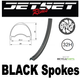 29.0mm OD - Jetset AR-25 - DW - DS - SJ - TR - 32H - Black - 97137