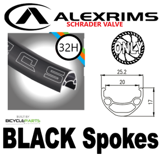 25.2mm OD - SD20 - DW - PJ - SSE - DS - 32H - Black - 97117 - 97118 - 97119
