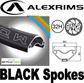 WHEEL - 29er Alex MD30 32H P/j Black Rim, FRONT 15mm T/A (110mm OLD) 6 Bolt Disc Sealed KT E-MTB Boost Black Hub, BLACK Spokes