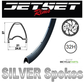 WHEEL - 700C Jetset JS-919 32H Black Rim, 8/11 SPEED 12mm T/A (148mm OLD) Centerlock Disc Sealed KT E-MTB Boost Black Hub, SILVER Spokes