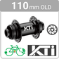WHEEL - 700C Alex DC19 32H P/j Silver Rim, FRONT 15mm T/A (110mm OLD) Centerlock Disc Sealed KT E-MTB Boost Black Hub, BLACK Spokes
