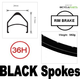 24.0mm OD - Bomb Proof - DW - PJ - 36H - Black - 34A32026B