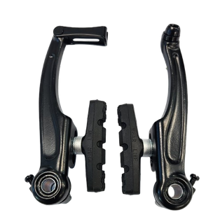 "NEW" - 90mm Arm, V Brake, BMX or Junior MTB - Front & Rear, Linear Type, Dual Spring, Alloy, Black