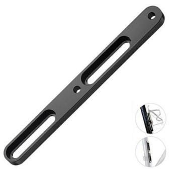 Adaptor for Bidon Mount, CNC alloy, suitable for Di2 Black, range 32-50mm