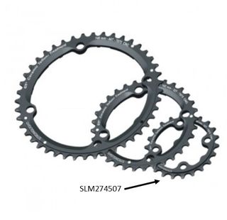 CHAINRING - MTB "STRONGLIGHT", 22T, 7075 CNC Black 104/64 XTR 05/06 - 64mm BCD, 4 Hole for 9 Spd