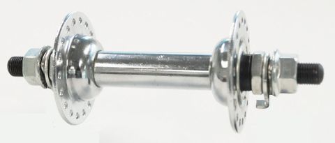 HUB  Front, Nutted, Chrome Steel 36H (3/8 Axle @ 92mm OLD)
