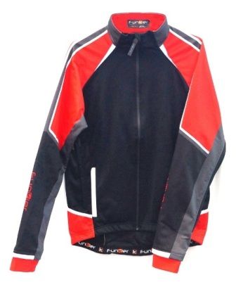 CLEARANCE  -  A GREAT rding jacket when its 0 to 10 degrees      Jacket,   Softshell, FUNKIER ,THERMAL PROTECTION, Wind stopper, water resistant, Pontebba, Red ,M (We recommend ordering a size up )