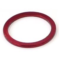 SPACER  Alloy, 1 1/8  Red colour, 2mm