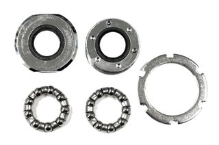 BOTTOM BRACKET SET - For Racer/MTB, Waterproof, Pin Type, SILVER