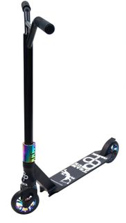 Scooter STUNT non - folding w/125mm Alloy rim core wheel. 790mm Handlebar height. Black/Oil Slick