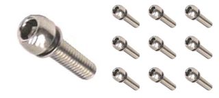 STEM BOLT  M6, 20mm, Allen Key Type, Round Head, Stainless Steel  (Bag 10)