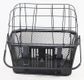 BASKET - Large FRONT - Pet Carrier, Fixed Base, Includes Dome wire "clip in" Lid,  Padded Base & Anchor Strap, 40cm x 30cm x 35cm