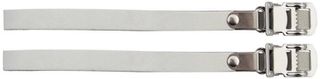 Leather Toe Straps, pair, WHITE, for toe clips (Sold in Pairs) L: 430mm