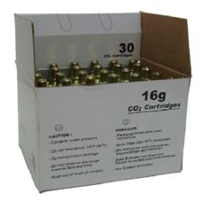 Co2 CARTRIDGE 16g Threaded, Box 30