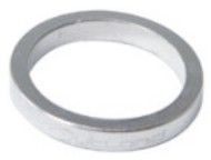SPACER  Alloy, 1" Headset 5mm Silver