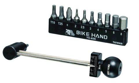 Torque Wrench Kit incls driver/bits 3/4/5/6/8/10mm T20/T25/T30 - 2/10Nm