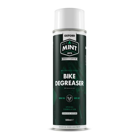 BIKE DEGREASER - Oxford Mint Bike Degreaser 500ml, effective at dissolving and washing away grease and oily residues that have built up over time